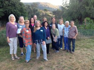 In the garden at the Spring WAPF meeting